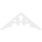 Ekena Millwork Pitch Vienna Architectural Grade PVC Gable Pediment, 36"W x 15"H x 1"P (10/12) GPP036X015X100VIE - alternate 2